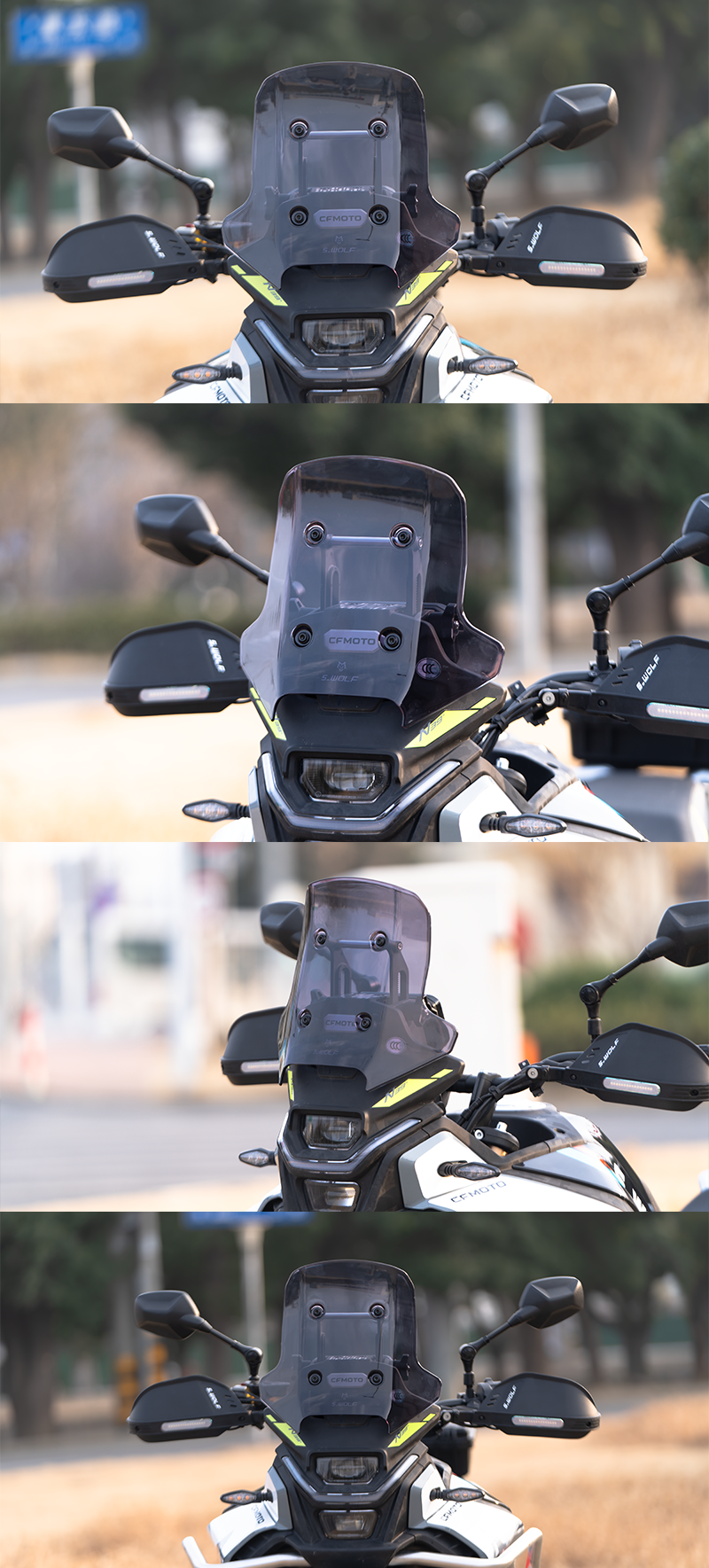 Pare brise CF moto 450MT fumé ou transparent